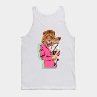 lion and cub in human form Tank Top